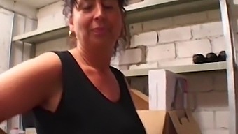 Hairy Mature Woman Gets Penetrated In The Warehouse