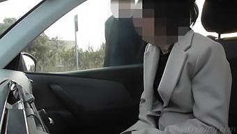 Public Parking Sex With My Spouse And A Stranger'S Masturbation After Work - Misscreamy