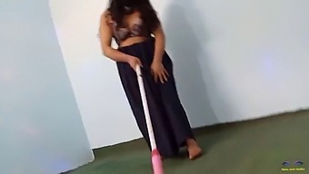Canadian Mature Woman Caught In Homemade Video While Cleaning And Dancing Nude