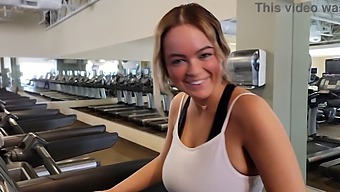 Alexis Kay'S Big Boobs Get Noticed At The Gym And Filled With Cum