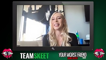 Kay Lovely In A Festive Interview Discussing Her Latest Release On Team Skeet