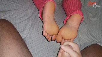 I Assisted My Stepson In Reaching An Orgasm On His Feet